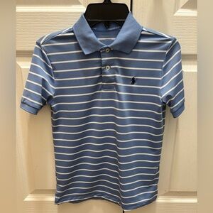 Polo by Ralph Lauren Kids Light Blue and White Striped Polo